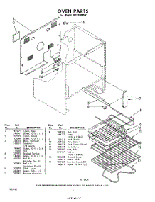 06 - Section parts for Whirlpool RFE350PW / from AppliancePartsPros.com
