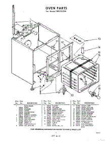 05 - Oven parts for Whirlpool RFE3550W / from AppliancePartsPros.com