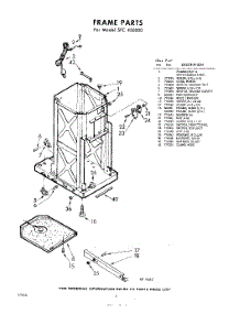 02 - Frame parts for Whirlpool SFC450000 / from AppliancePartsPros.com
