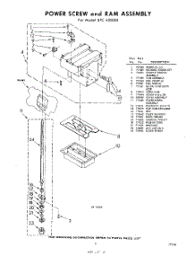 03 - Power Screw And Ram parts for Whirlpool SFC450000 / from AppliancePartsPros.com
