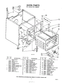 05 - Oven parts for Whirlpool RFE3600W / from AppliancePartsPros.com