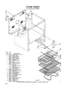 06 - Section parts for Whirlpool RFE3600W / from AppliancePartsPros.com