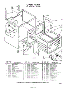 05 - Oven parts for Whirlpool RFE3600W1 / from AppliancePartsPros.com