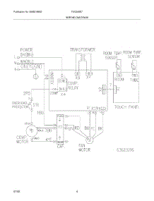 04 - Wiring Diagram parts for Frigidaire Air Conditioner FAQ065S7A11 / from AppliancePartsPros.com