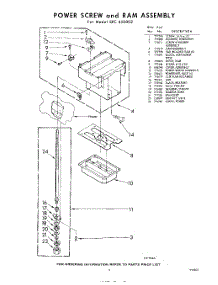 03 - Power Screw And Ram parts for Whirlpool SFC450002 / from AppliancePartsPros.com