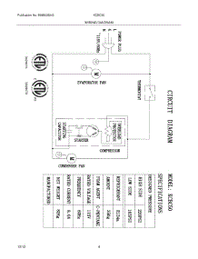 04 - Wiring Diagram parts for Frigidaire Wine Cooler KCBC50 / from AppliancePartsPros.com