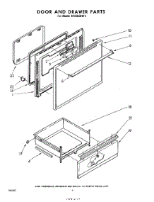 04 - Door And Drawer parts for Whirlpool RFE3630W1 / from AppliancePartsPros.com
