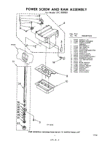 03 - Power Screw And Ram parts for Whirlpool SFC800001 / from AppliancePartsPros.com