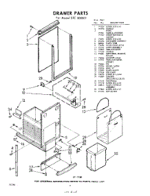 04 - Drawer parts for Whirlpool SFC800001 / from AppliancePartsPros.com