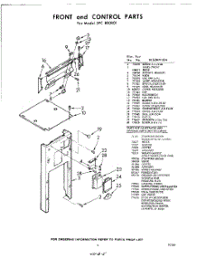 05 - Front And Control , Lit / Optional parts for Whirlpool SFC800001 / from AppliancePartsPros.com
