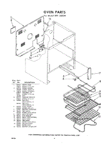06 - Section parts for Whirlpool RFE36E0W / from AppliancePartsPros.com