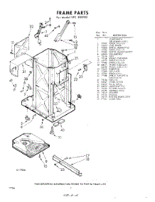 02 - Frame parts for Whirlpool SFC800002 / from AppliancePartsPros.com