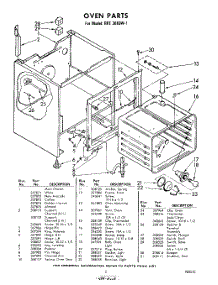 05 - Oven parts for Whirlpool RFE36E0W1 / from AppliancePartsPros.com