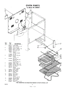 06 - Section parts for Whirlpool RFE36E0W1 / from AppliancePartsPros.com