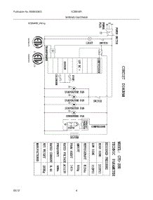 04 - Wiring Diagram parts for Frigidaire Refrigerator KCBM48R / from AppliancePartsPros.com