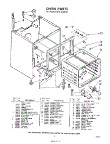 05 - Oven parts for Whirlpool RFE3700W / from AppliancePartsPros.com