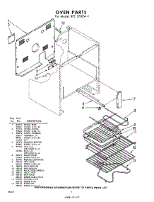 06 - Section parts for Whirlpool RFE3700W1 / from AppliancePartsPros.com