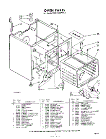 05 - Oven parts for Whirlpool RFE380PW1 / from AppliancePartsPros.com