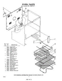 06 - Section parts for Whirlpool RFE380PW1 / from AppliancePartsPros.com