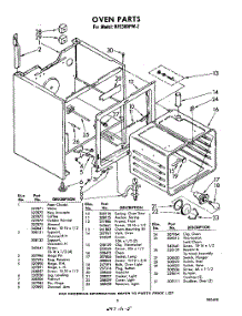 05 - Oven parts for Whirlpool RFE380PW2 / from AppliancePartsPros.com