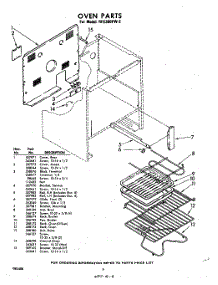 06 - Section parts for Whirlpool RFE380PW2 / from AppliancePartsPros.com