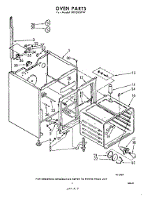 04 - Oven parts for Whirlpool RFE395PW / from AppliancePartsPros.com