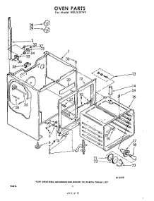 04 - Oven parts for Whirlpool RFE395PW1 / from AppliancePartsPros.com