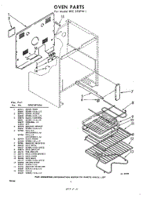 06 - Section parts for Whirlpool RFE395PW1 / from AppliancePartsPros.com