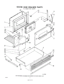 04 - Door And Drawer parts for Whirlpool RFE4200W / from AppliancePartsPros.com