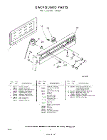 08 - Back Guard parts for Whirlpool RFE4200W / from AppliancePartsPros.com