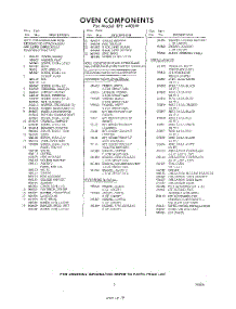 03 - Lit / Optional parts for Whirlpool RFE4400W / from AppliancePartsPros.com