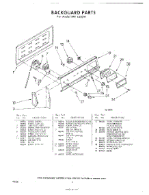 08 - Back Guard parts for Whirlpool RFE4400W / from AppliancePartsPros.com