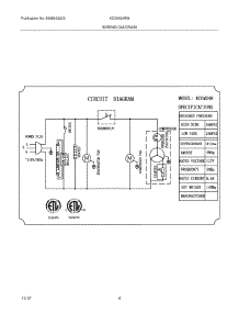 04 - Wiring Diagram parts for Frigidaire Refrigerator KCGM24RW / from AppliancePartsPros.com