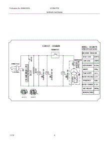 05 - Wiring Diagram parts for Frigidaire Refrigerator KCGM47RB / from AppliancePartsPros.com