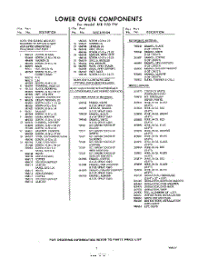 07 - Lit / Optional parts for Whirlpool RFE950PW / from AppliancePartsPros.com
