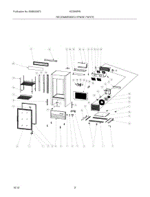 03 - Recommended Spare Parts parts for Frigidaire Freezer KCGM9FW / from AppliancePartsPros.com