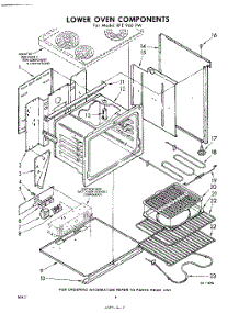 06 - Lower Oven parts for Whirlpool RFE960PW / from AppliancePartsPros.com