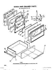 04 - Door And Drawer parts for Whirlpool RFE970PW / from AppliancePartsPros.com