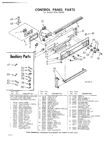06 - Control Panel parts for Whirlpool RFM2800P / from AppliancePartsPros.com
