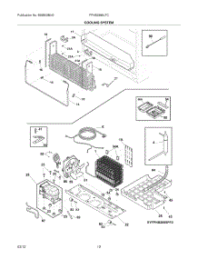 11 - Cooling System parts for Frigidaire Refrigerator FPHB2899LFC / from AppliancePartsPros.com