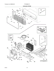 11 - Cooling System parts for Frigidaire Refrigerator FPHB2899LFD / from AppliancePartsPros.com