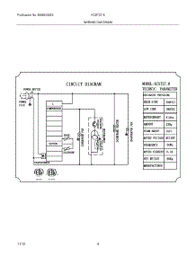04 - Wiring Diagram parts for Frigidaire Refrigerator KCST27-8 / from AppliancePartsPros.com
