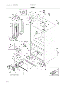 07 - Cabinet parts for Frigidaire Refrigerator FFHB2740PS0 / from AppliancePartsPros.com