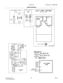 19 - Wiring Diagram parts for Frigidaire Refrigerator FFHB2740PS1 / from AppliancePartsPros.com