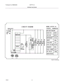04 - Wiring Diagram parts for Frigidaire Refrigerator KCST70-18 / from AppliancePartsPros.com