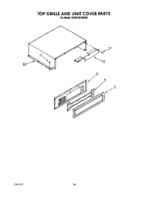 18 - Top Grille And Unit Cover parts for Kitchenaid Refrigerator KSSS48DAX00 / from AppliancePartsPros.com
