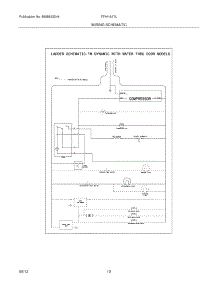12 - Wiring Schematic parts for Frigidaire Refrigerator FFHI1817LW9 / from AppliancePartsPros.com