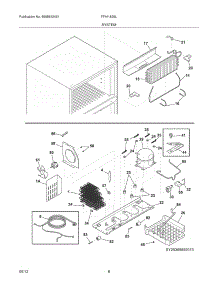 09 - System parts for Frigidaire Refrigerator FFHI1826LB9 / from AppliancePartsPros.com