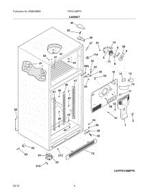05 - Cabinet parts for Frigidaire Refrigerator FPHI2188PF0 / from AppliancePartsPros.com