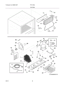 09 - System parts for Frigidaire Refrigerator FFHI1826LW8 / from AppliancePartsPros.com
